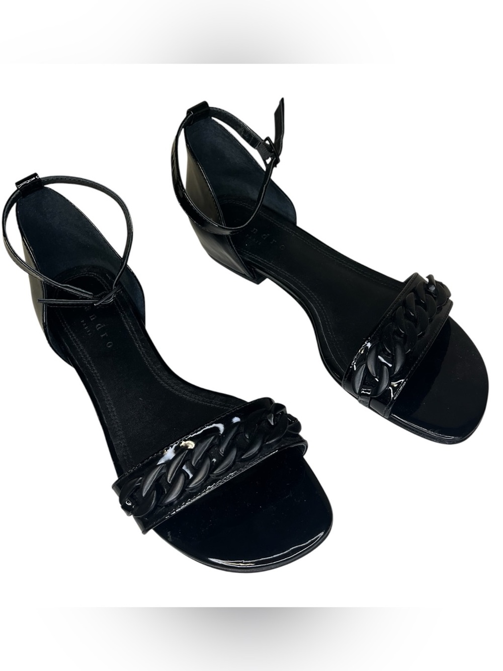 Sandro Chain Open Toe Sandals